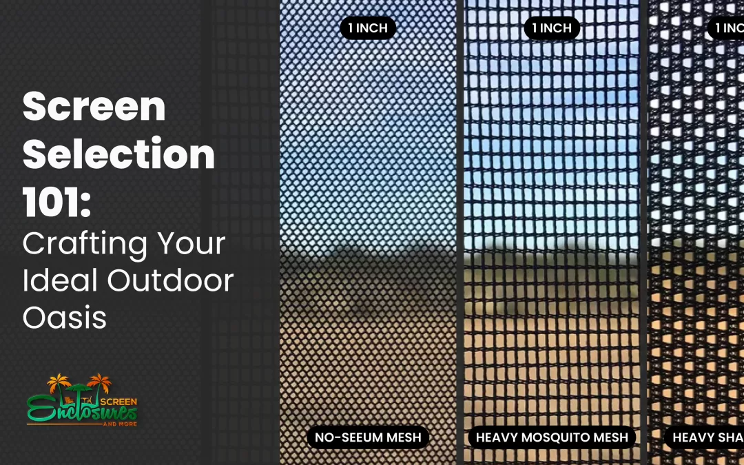 Screen selection is a pivotal choice that can help improve the functionality and aesthetics of your screen enclosure. Learn which screen is right for you in our latest blog