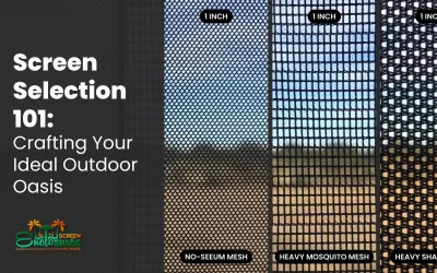 Screen Selection 101: Crafting Your Ideal Outdoor Oasis