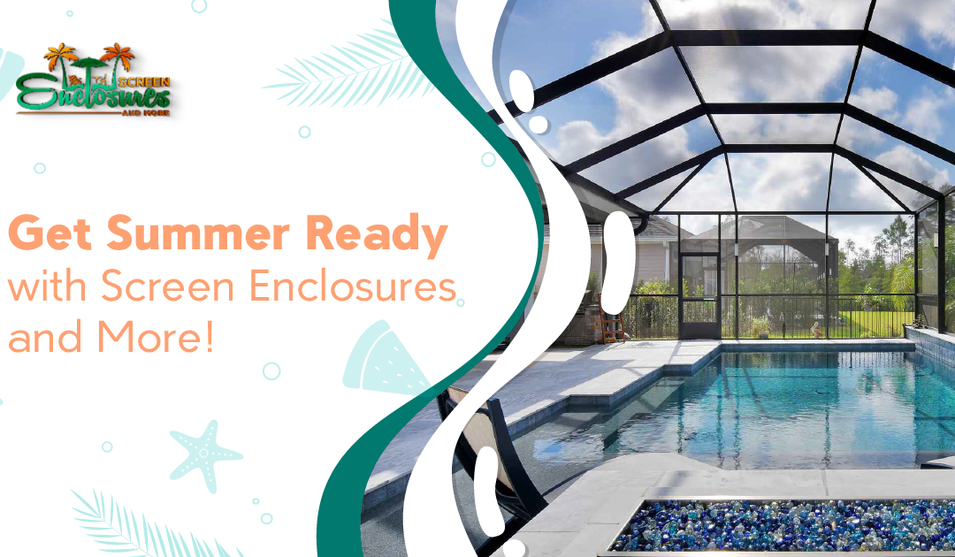 Residents of Jacksonville, Florida are getting summer ready with Screen Enclosures and More. Learn how we make summer even more fun!